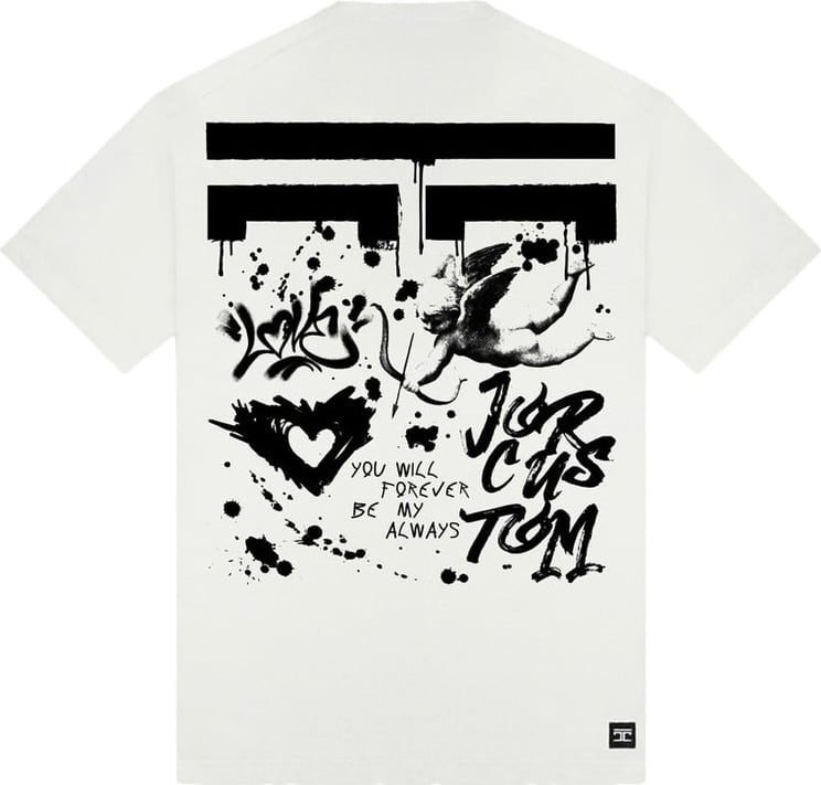 JORCUSTOM Forever Loose Fit T-Shirt White Wit