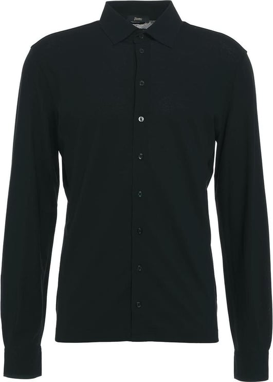 Herno Cotton shirt Zwart