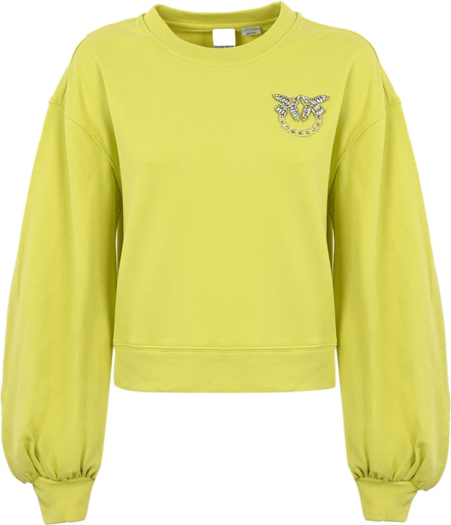 Pinko Sweaters Yellow Geel