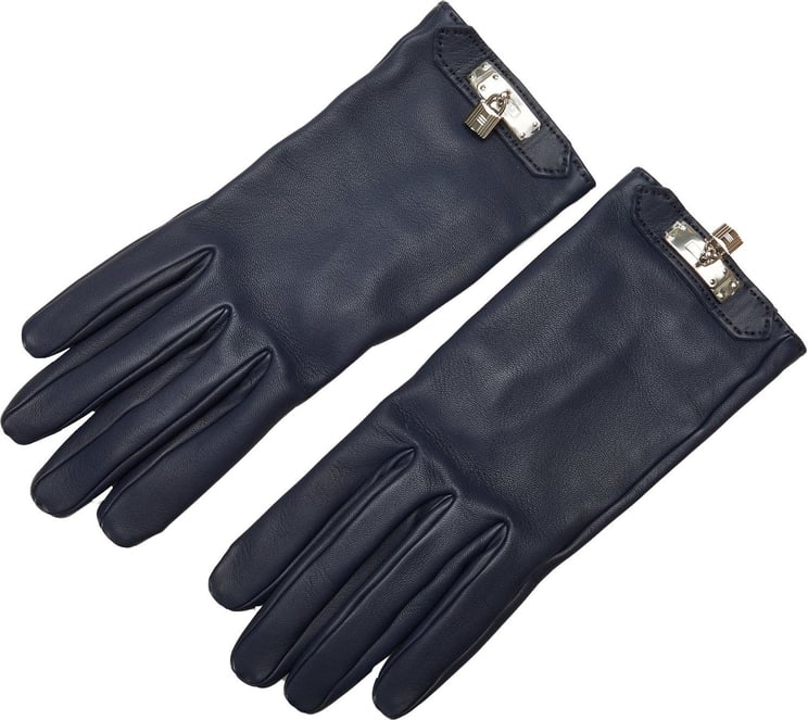Hermès Soya Cadena Gloves Blauw