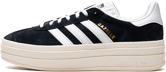 Adidas Adidas Gazelle Bold Core Black White Zwart