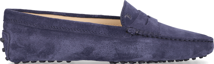 Tod's Moccasins Gommini Suede Dolby Blauw