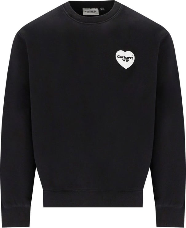 Carhartt Wip Heart Bandana Black Sweatshirt Black Zwart