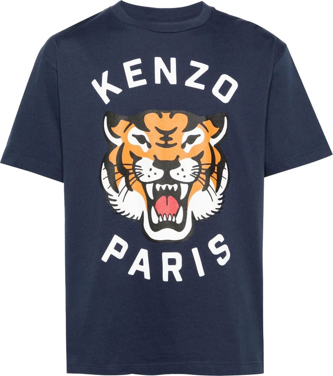 Kenzo blauwe t-shirt Blauw
