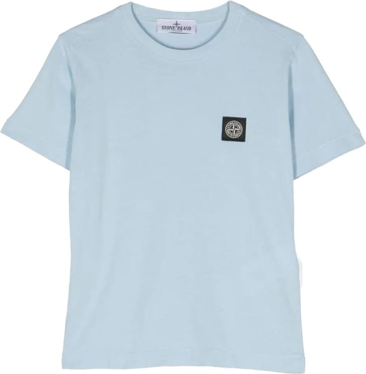Stone Island t-shirt lightblue Blauw