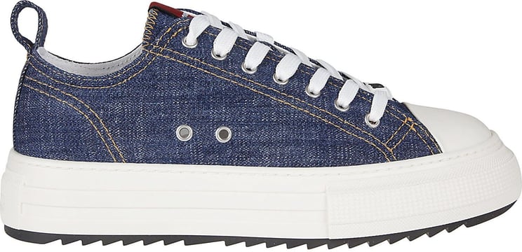 Dsquared2 Berlin Lace-up Low Top Sneakers Blue Blauw