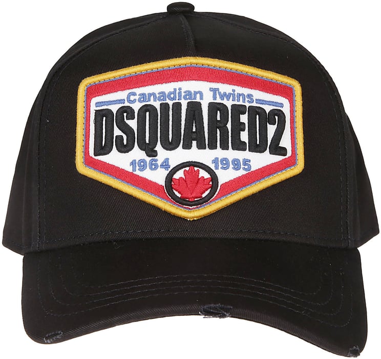 Dsquared2 Logo Baseball Cap Black Zwart