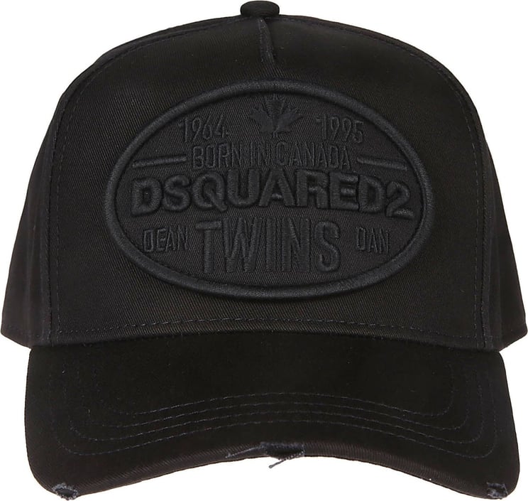 Dsquared2 Logo Baseball Cap Black Zwart