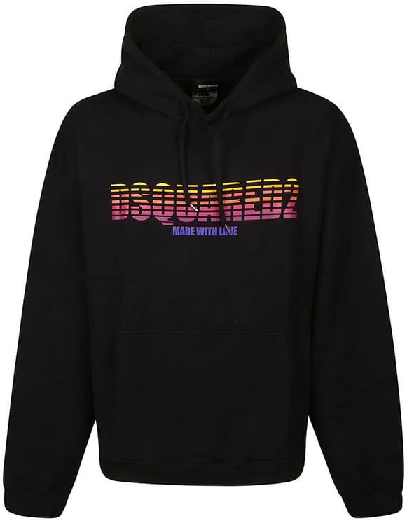 Dsquared2 Loose Fit Sweatshirt Black Zwart