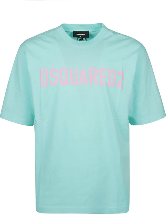 Dsquared2 Loose Fit T-shirt Green Groen