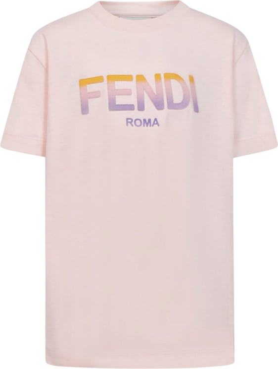 Fendi FENDI KIDS T-shirts and Polos Pink Roze