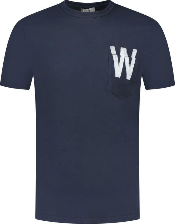 Woolrich T-shirt Blauw Blauw
