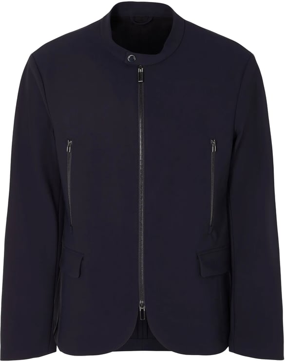 Emporio Armani Jackets Blue Blauw