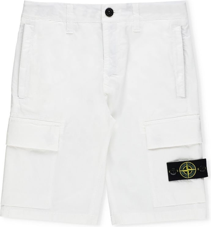 Stone Island Junior Shorts White Neutraal