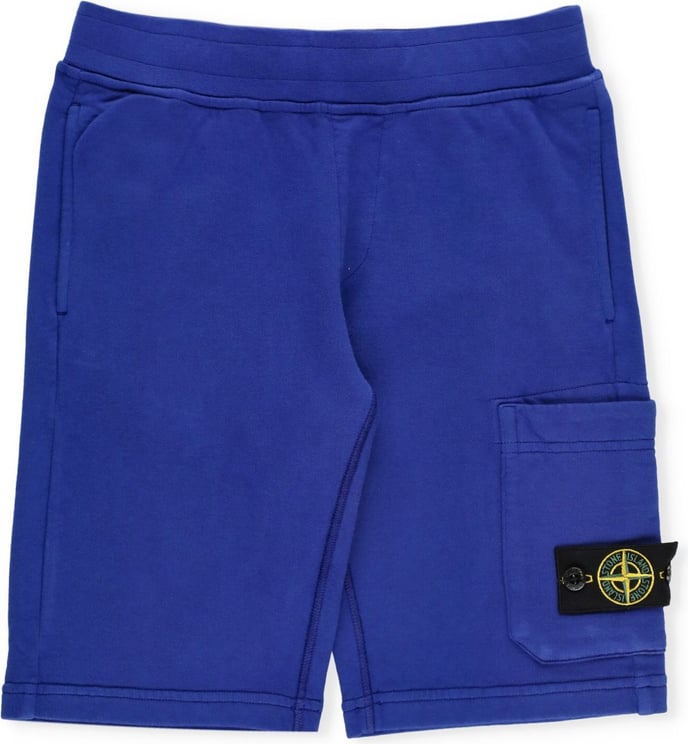 Stone Island Junior Shorts Blue Blauw