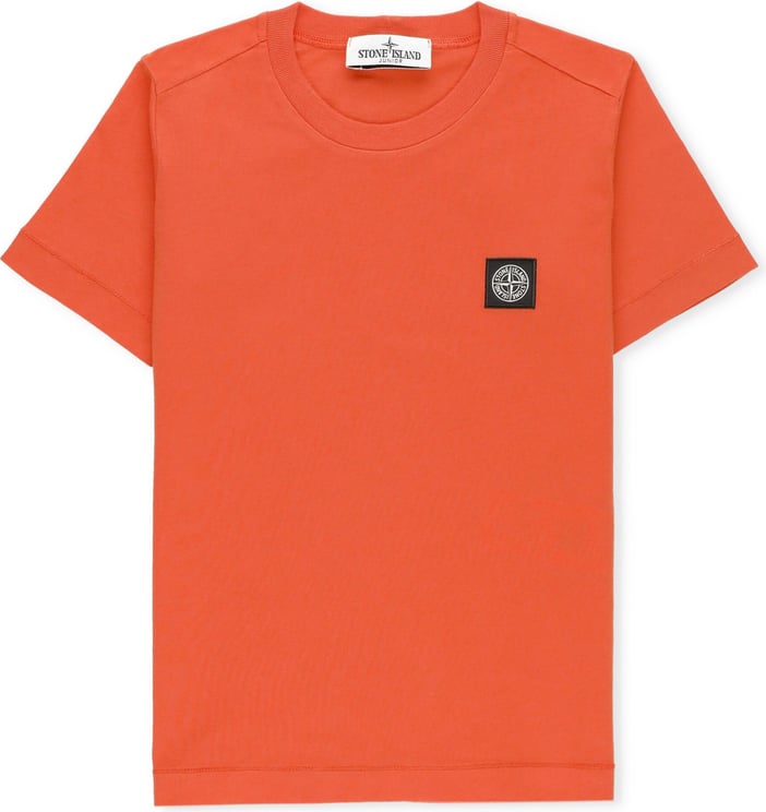 Stone Island Junior T-shirts And Polos Orange Neutraal