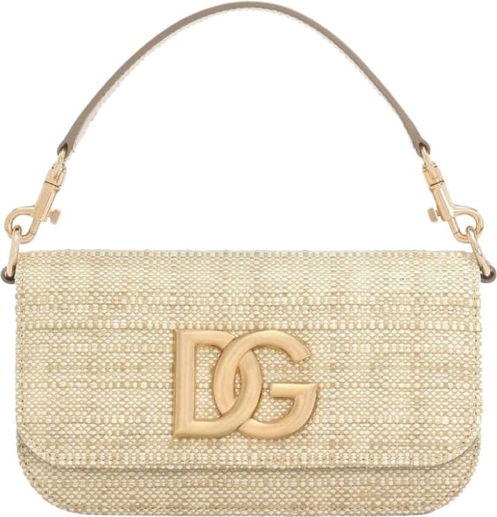 Dolce & Gabbana 3.5 Crossbody Bag Beige