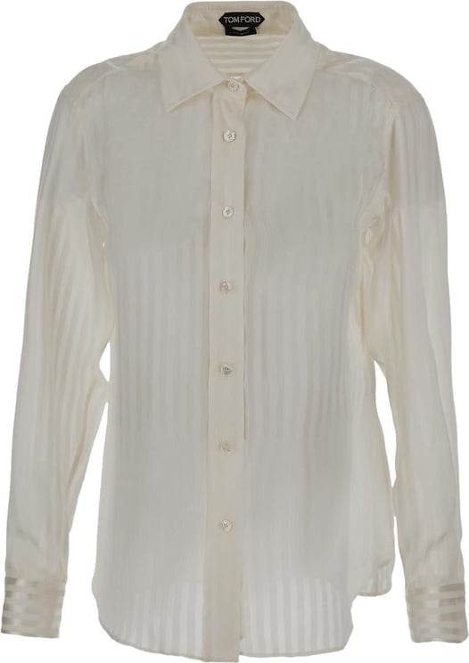 Tom Ford Striped Shirt Wit