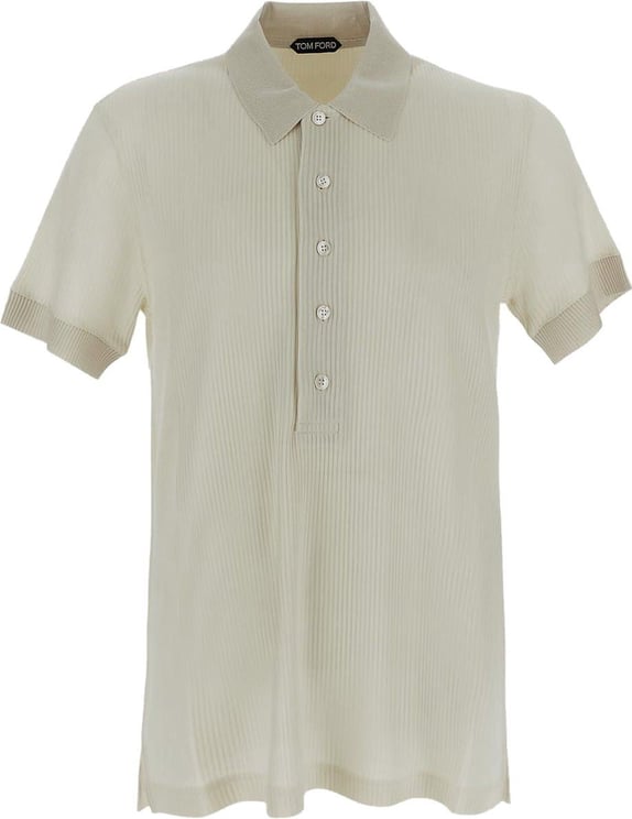 Tom Ford Viscose Polo Wit