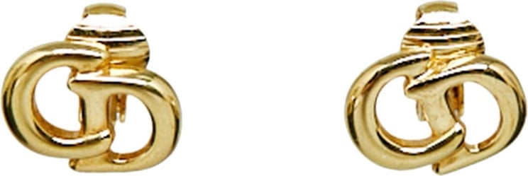 Dior Gold-Tone Clip-On Earrings Goud
