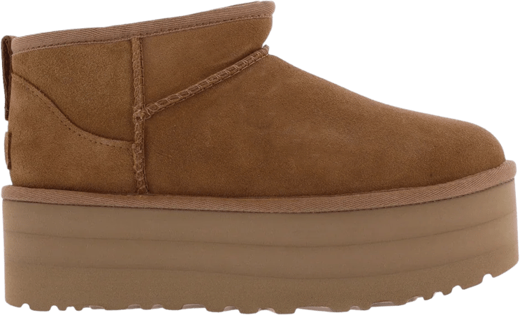 UGG Dames Ultra Mini Platform Chestnut Beige