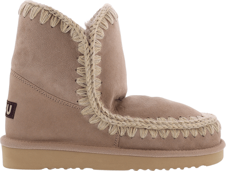 MOU Dames Eskimo 18 Suede Boots Camel Beige