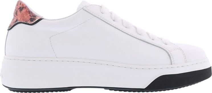 Dsquared2 Dames Lace-Up Low Top Sneake Wit