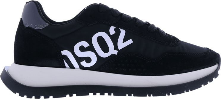 Dsquared2 Dames Lace-Up Low Top Sneakers Zwart