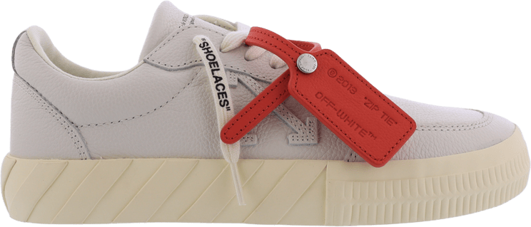 OFF-WHITE Dames Low Vulcanized Sneaker Wit Wit
