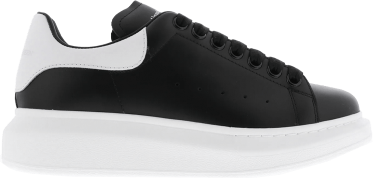 Alexander McQueen Dames Oversized Sneaker zwart/wit Zwart