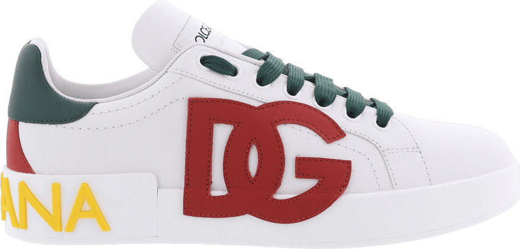 Dolce & Gabbana Dames Portofino Sneaker DGLogo Multi Wit
