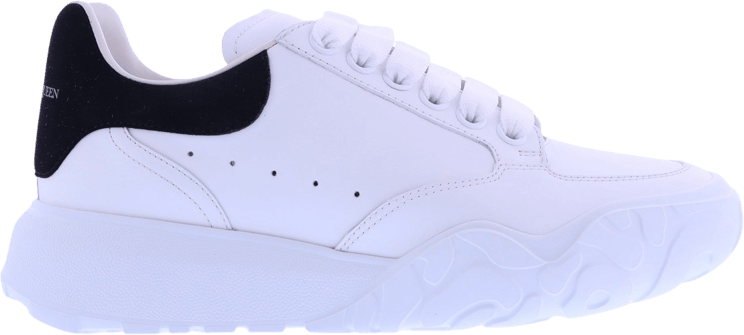 Alexander McQueen Dames Sneaker Leath S.Rubb New Court Wit