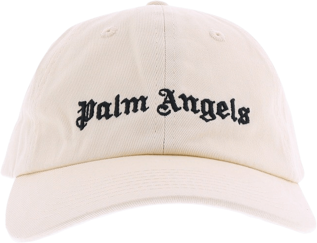 Palm Angels Heren Classic Logo Cap Off White Wit