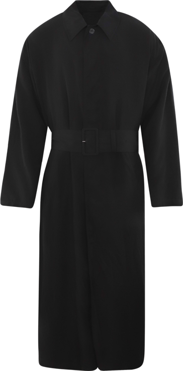 Balenciaga Heren Fluid Carcoat Zwart Zwart