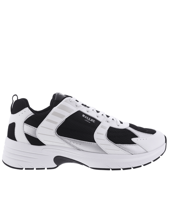 Mallet Heren Holloway SNeaker Wit/Zwart Wit