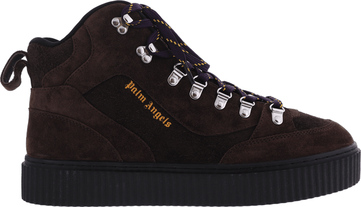 Palm Angels Heren Lace Up Hiking Boot Bruin Bruin