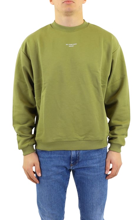 Drôle de Monsieur Heren Le Sweat Classique Nfpm Groen