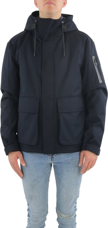 Mackage Heren Mens Hooded Light Down Jacket Blauw