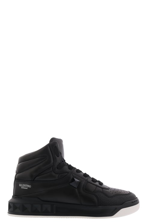 Valentino Heren Mid-Top Sneaker Zwart