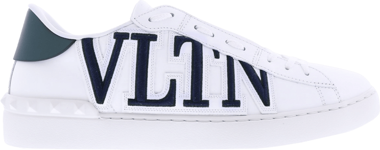 Valentino Heren Open Sneaker VL7N Wit/Zwart Wit