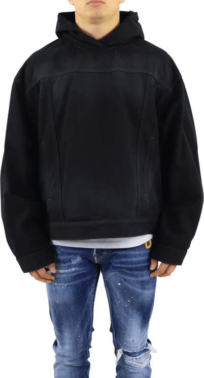 Balenciaga Heren Pull-Over Jacket Zwart