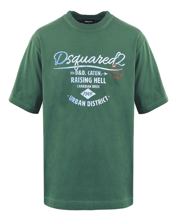 Dsquared2 Heren Super Negative Dyed Groen Groen