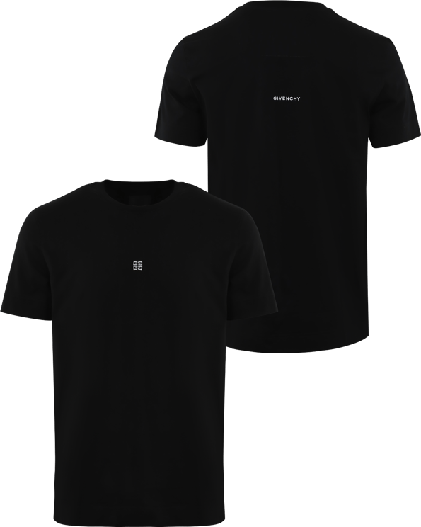 Givenchy Heren 4G Slimfit T-Shirt Zwart Zwart