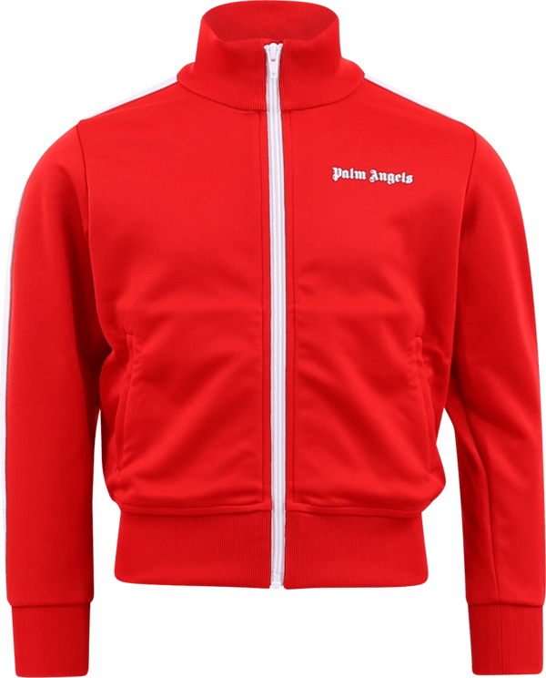 Palm Angels Kids Classic Logo Track Jkt Red Whi Rood