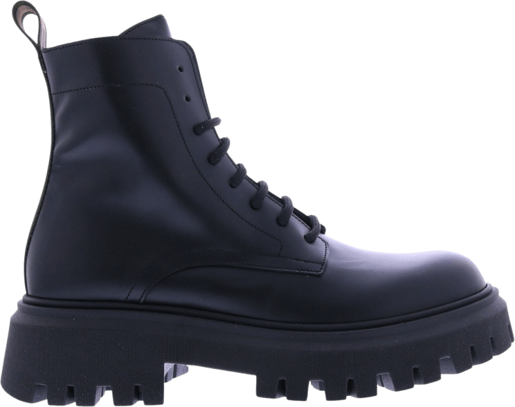 Dsquared2 Kids Combat Ankle Boots Zwart