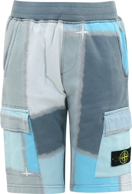 Stone Island Junior Kids Fleece Shorts Grijs