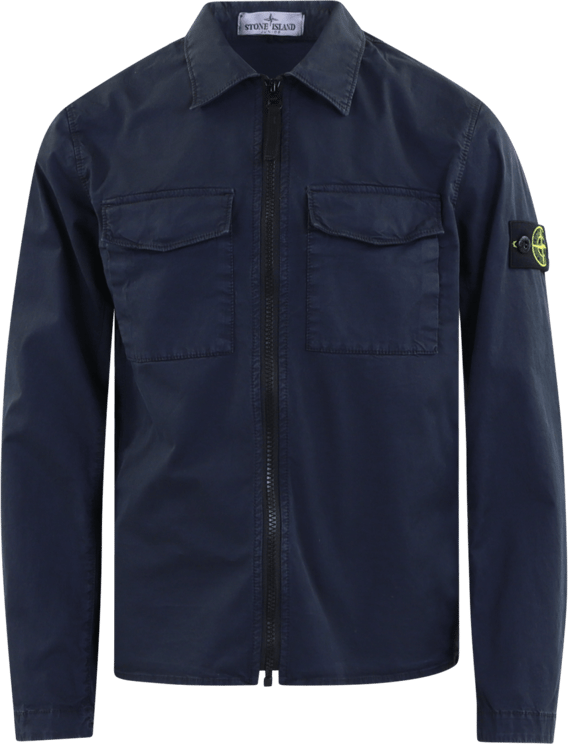 Stone Island Junior Kids Overshirt Blauw