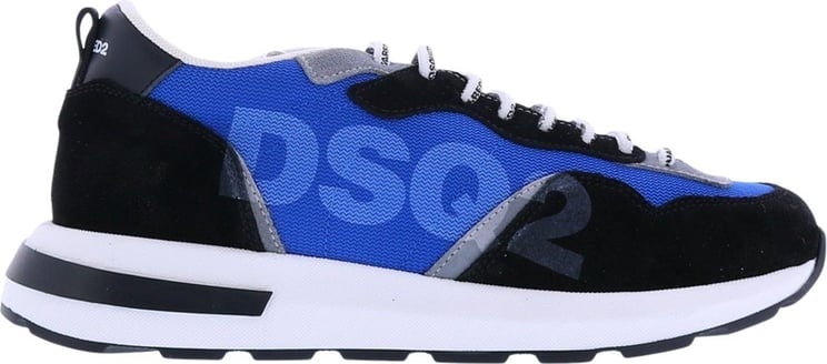 Dsquared2 Kids Sneakers Running Sole Lace Dsq Blauw