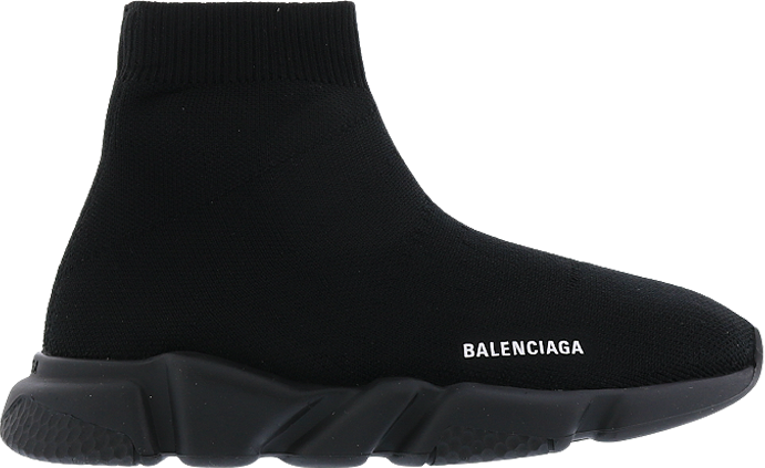 Balenciaga Kids Speed Knit Sneaker Zwart Zwart
