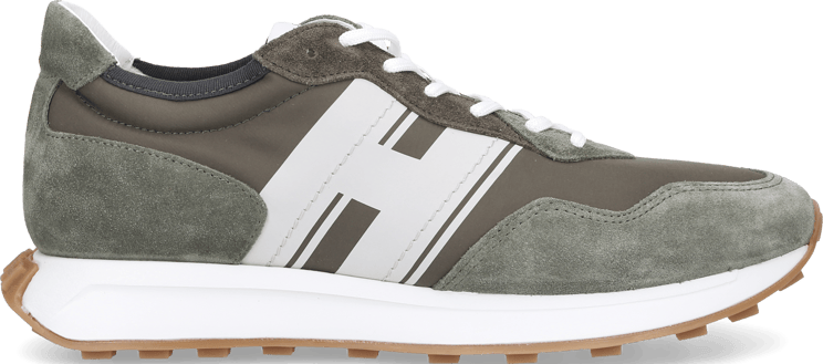 HOGAN Low-top Sneakers H Suede Textile Buddy Groen